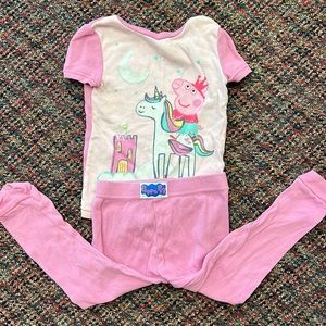 Peppa Pig Girls 3T Pajama Set